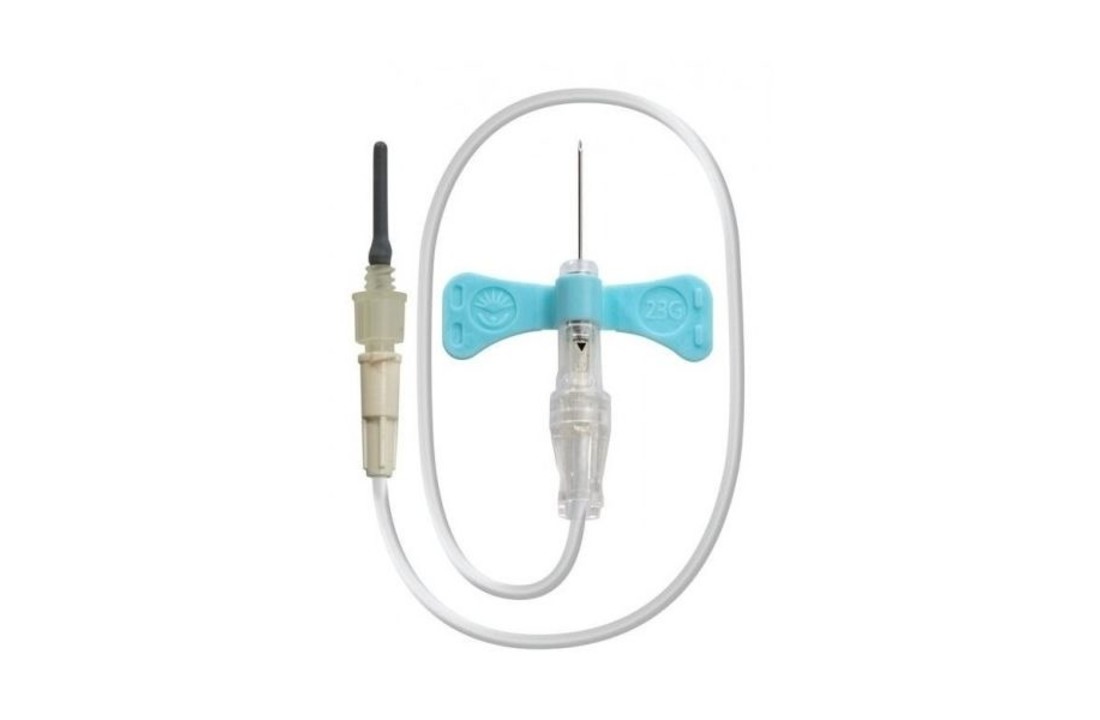 BD Vacutainer Safety-Lok bloedafnameset luer 23Gx19mm blauw met 12in tubing (50 stuks)