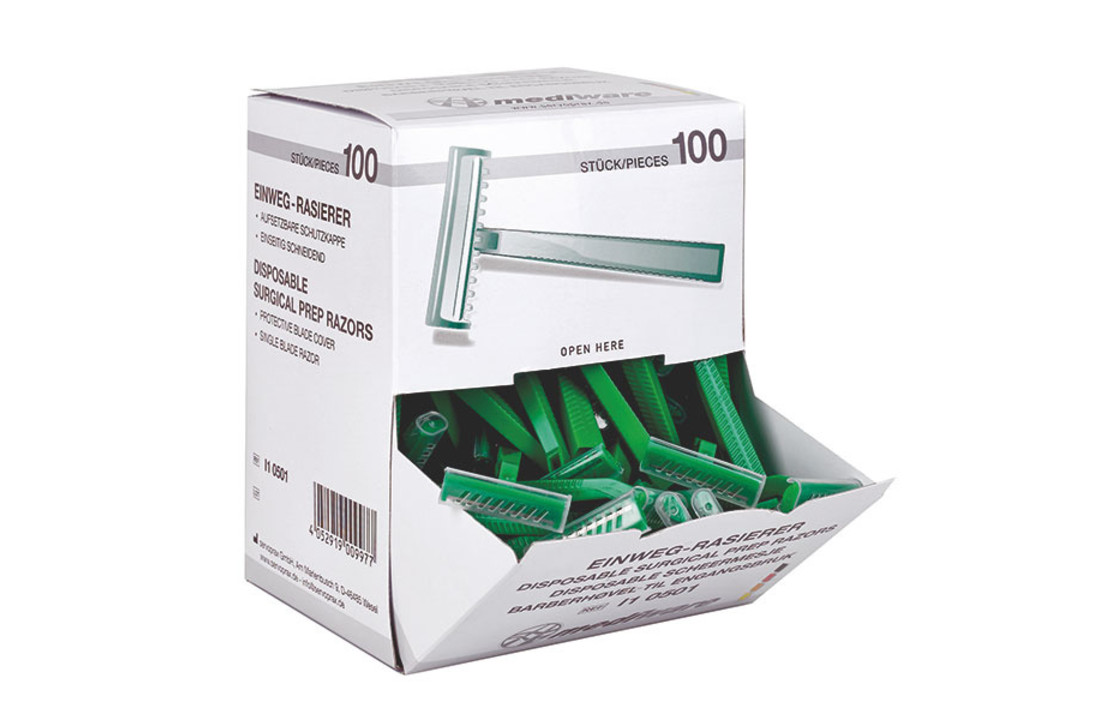 Mediware disposable scheermesjes (100 stuks)