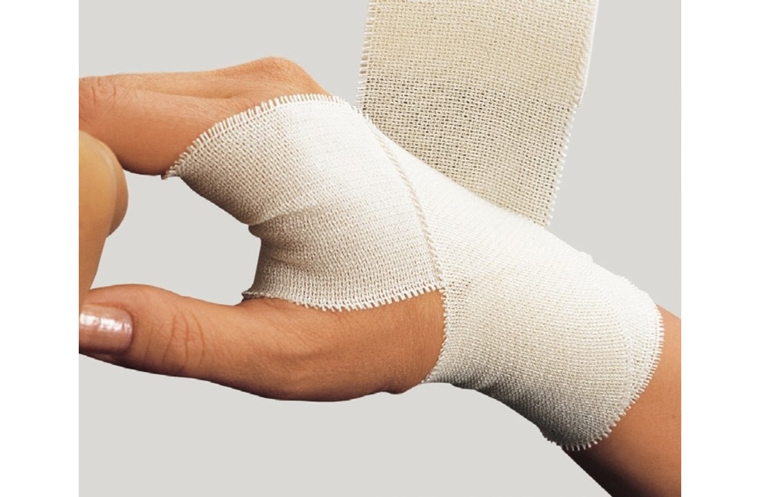 Idealbinde® ideaalwindsel met verbandhaakjes, 90% rek, per stuk verpakt
