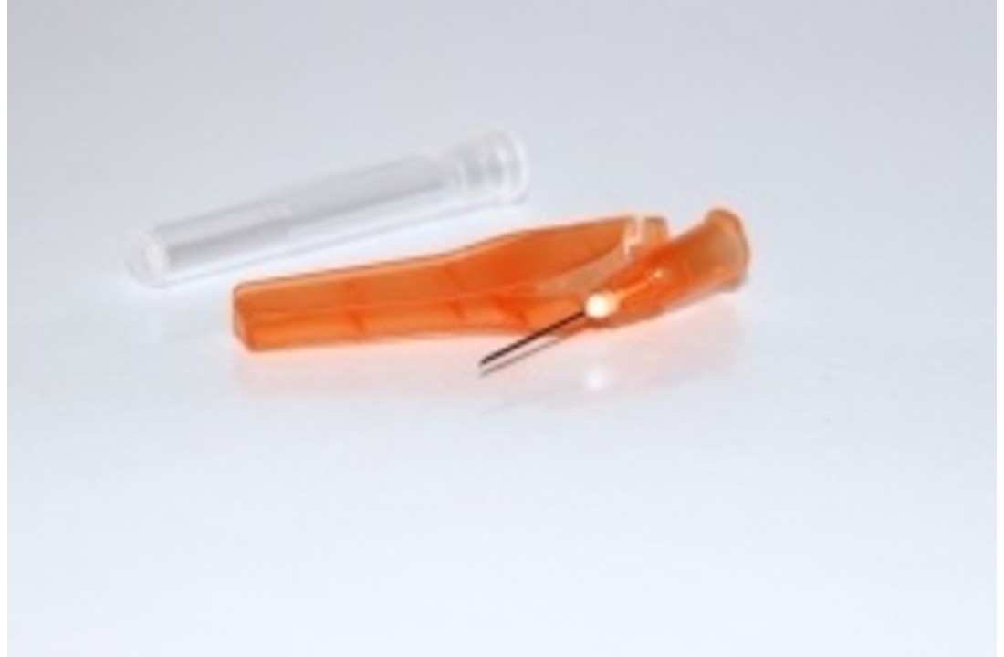 KD-FINE Safety injectienaald 25G oranje (100 stuks)