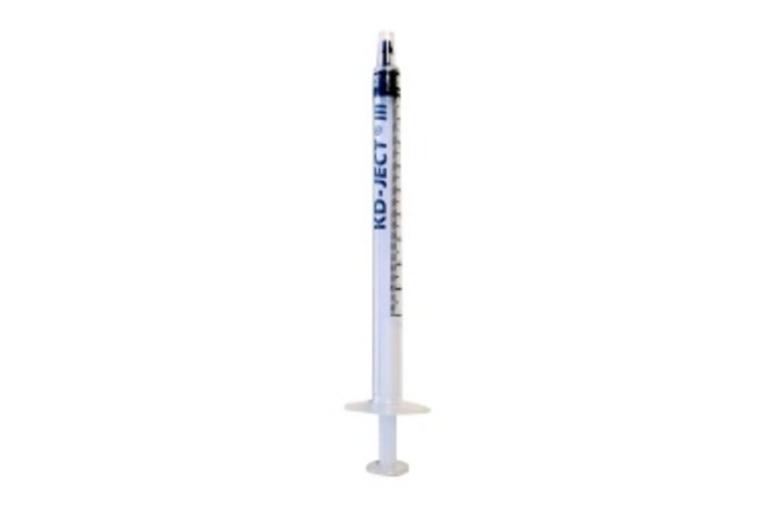 KD-JECT III spuit 3 delig luer centrisch
