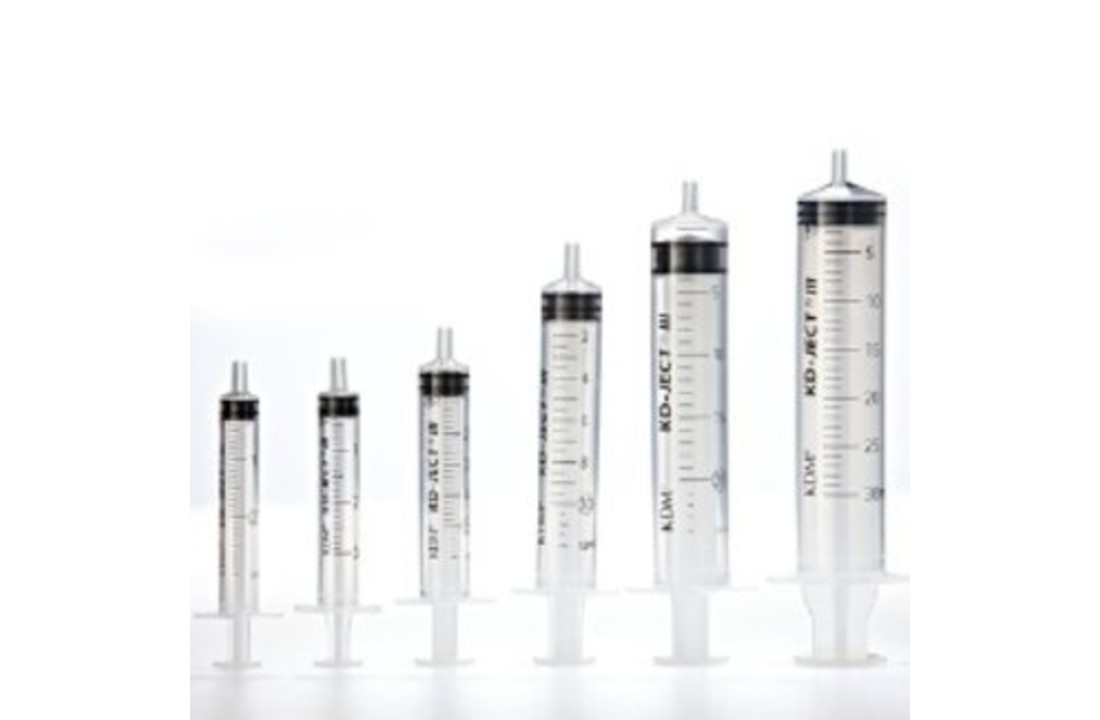 KD-JECT III spuit 3 delig luer centrisch