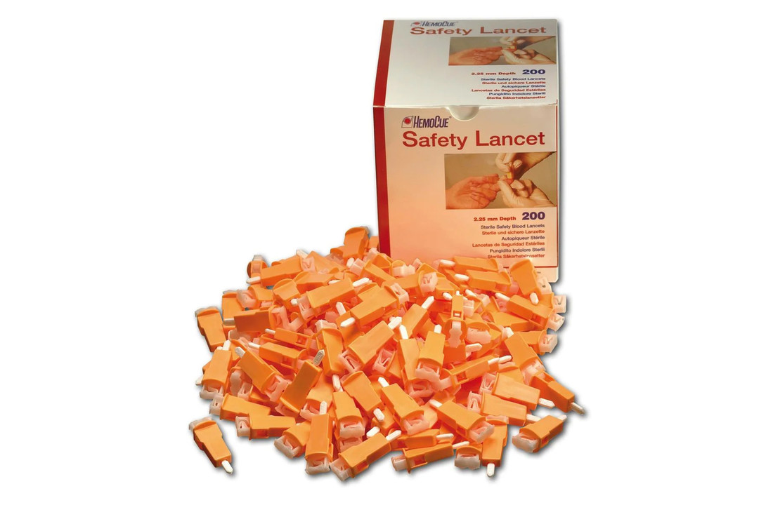 HemoCue safety lancets (200 stuks)
