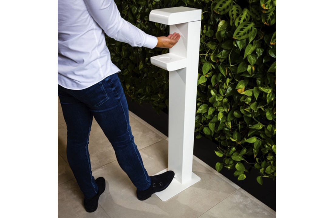 Handsfree dispenser met voetbediening de luxe
