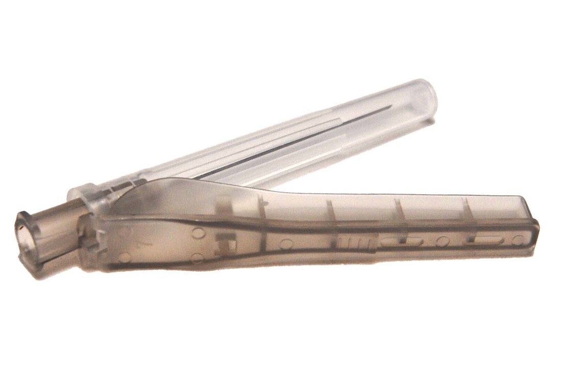 KD-FINE Safety injectienaald 27G grijs (100 stuks)