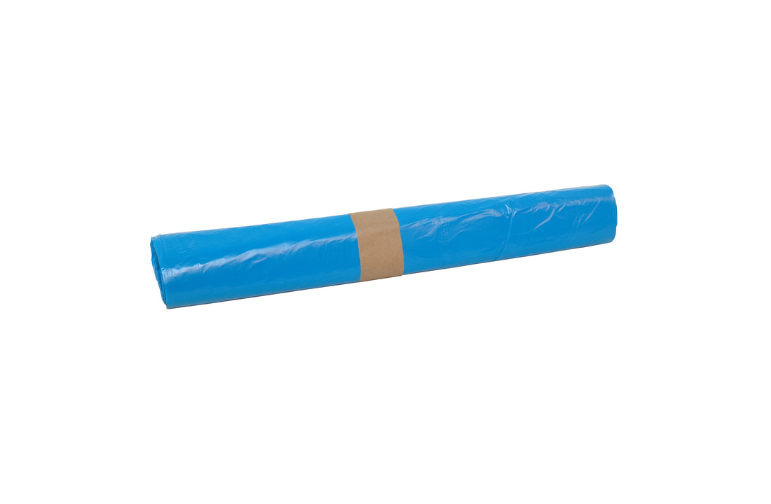 Afvalzak HDPE blauw