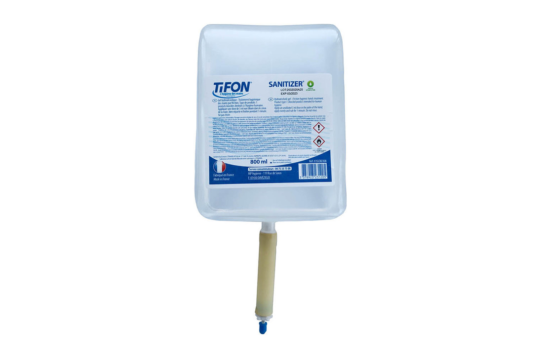 Tifon Hand desinfectie gel 800 ml (6 stuks)