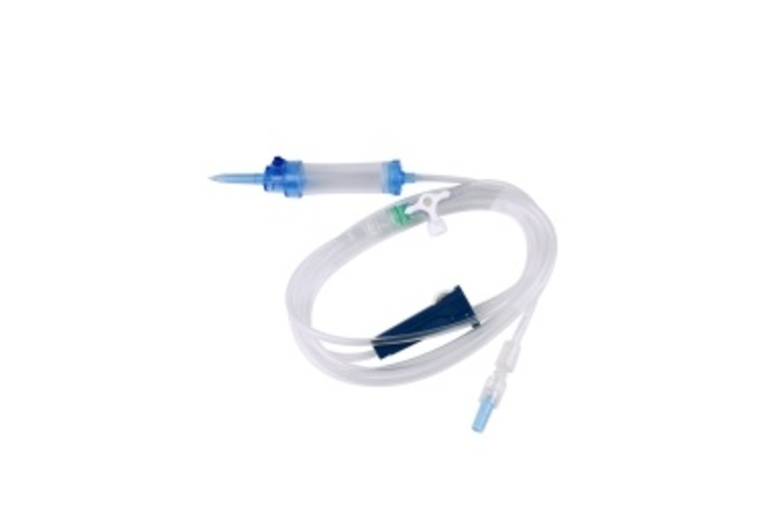 Evercare FilterStop E infuussysteem belucht pvc-vrij, phtalate-vrij, 195cm, fix3wk (80 stuks)