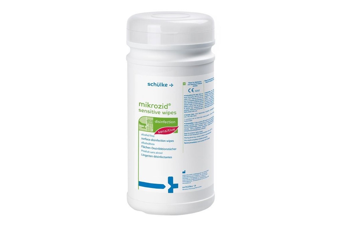 Mikrozid® sensitive wipes reiniging en desinfectie