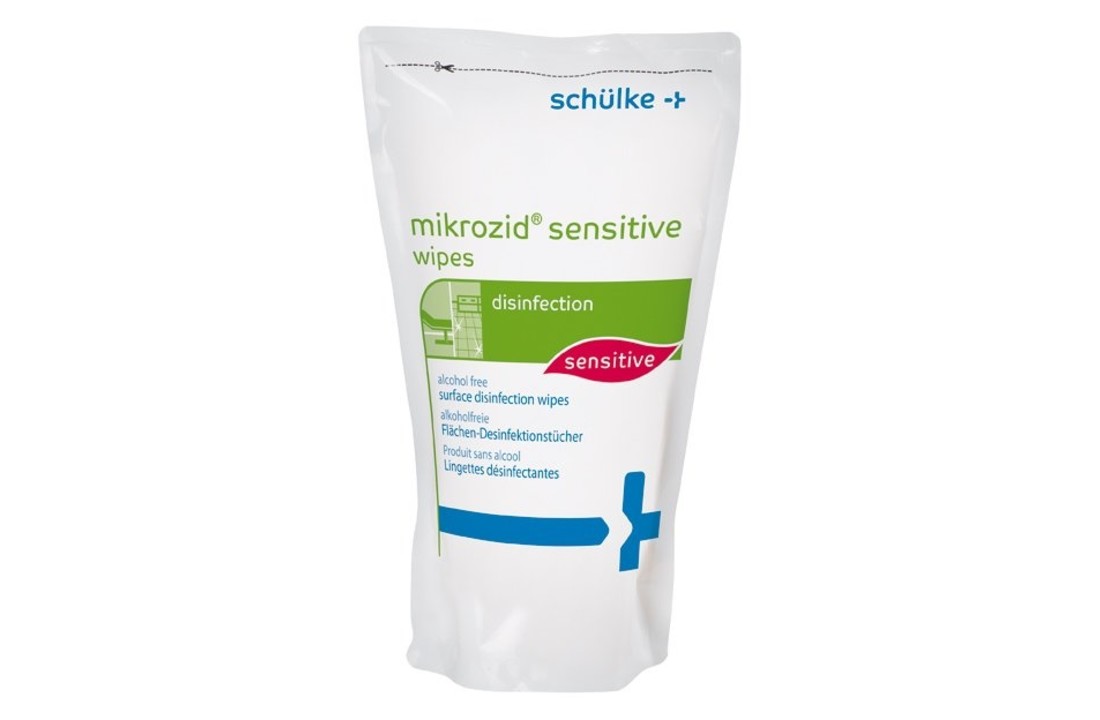 Mikrozid® sensitive wipes reiniging en desinfectie