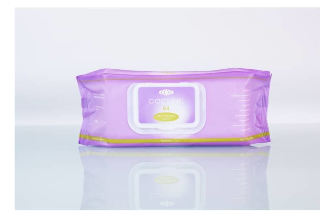 Cocune moisturizing wipes (12 x 64 stuks)