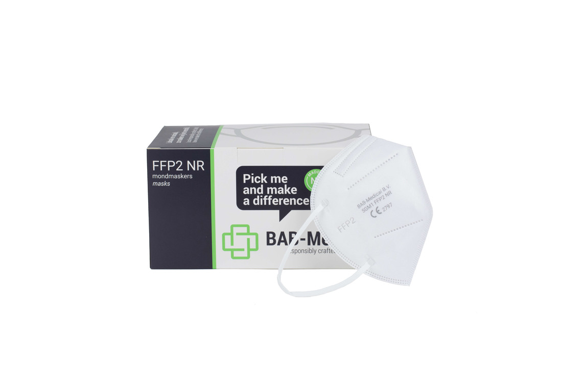 BAB-Medical SGM1 FFP2 mondmasker met oorlussen (20 stuks)
