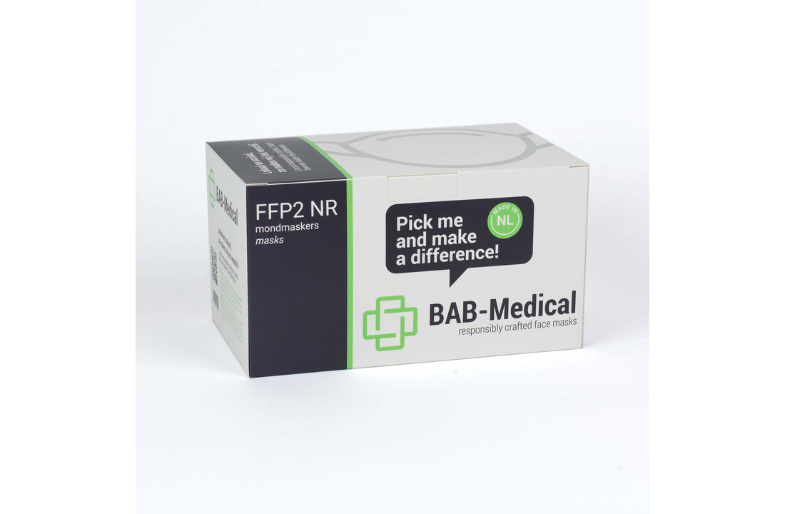 BAB-Medical SGM1 FFP2 mondmasker met oorlussen (20 stuks)