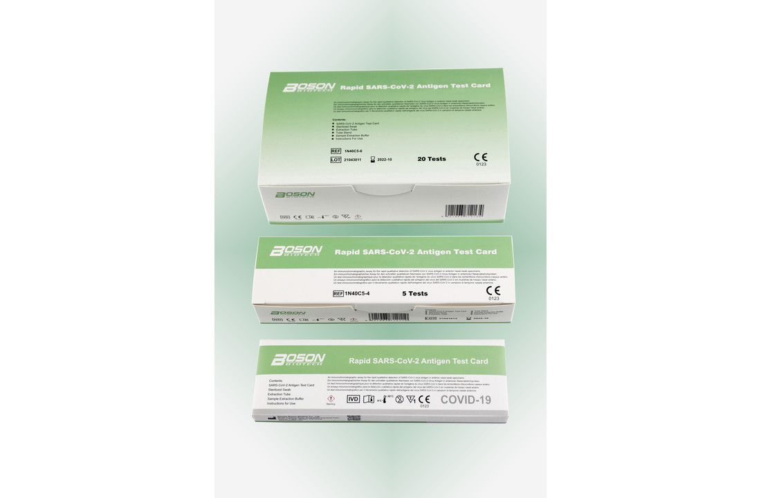 Boson Rapid SARS-CoV-2 Antigen Test Card (per stuk)