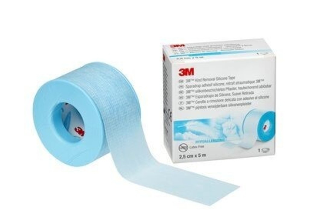 3M Micropore siliconen hechtpleister 5 m x 2,5 cm