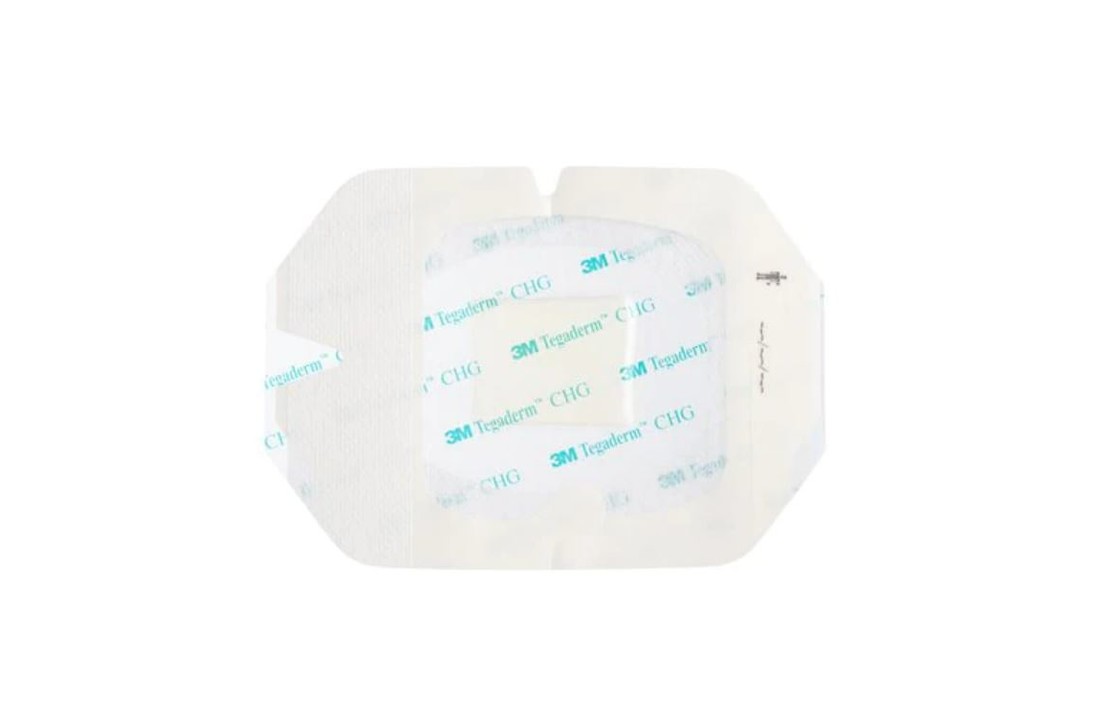 3M™ Tegaderm™ CHG IV verband met chlorhexidine gluconaat 10 cm x 12 cm (25 stuks)