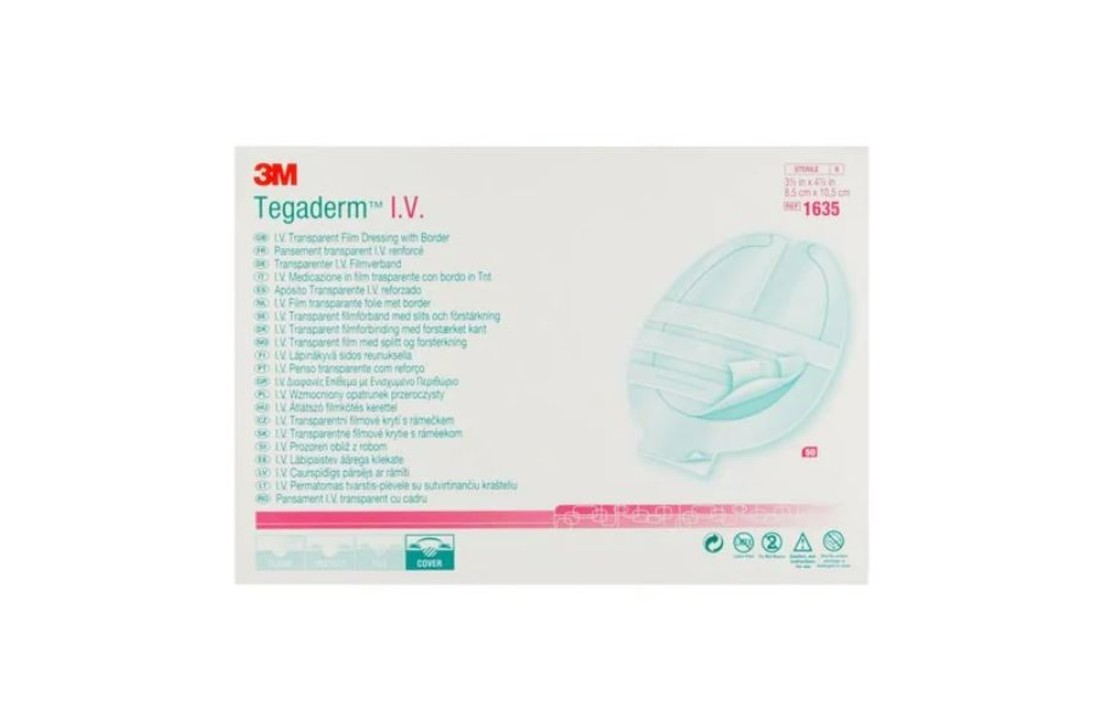 3M™ Tegaderm™ I.V. Transparant Filmverband - beschikbaar in diverse varianten