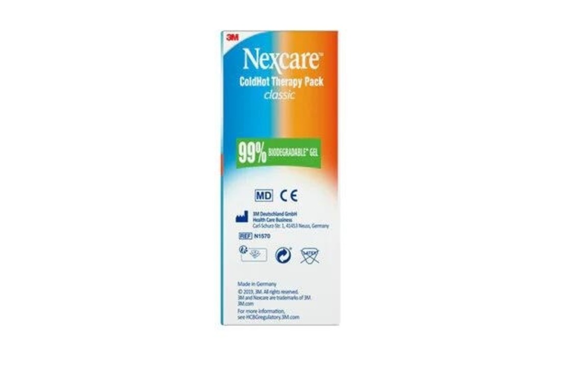 3M Nexcare™ ColdHot Classic blauw + hoes 260 mm x 110 mm