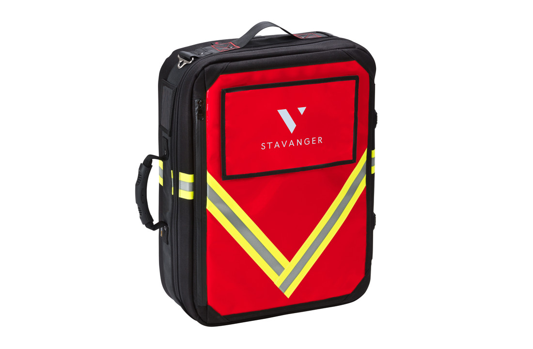 STAVANGER® XL2000 Rugzak leeg - 43x55x15 cm Rood (1 Stuk)