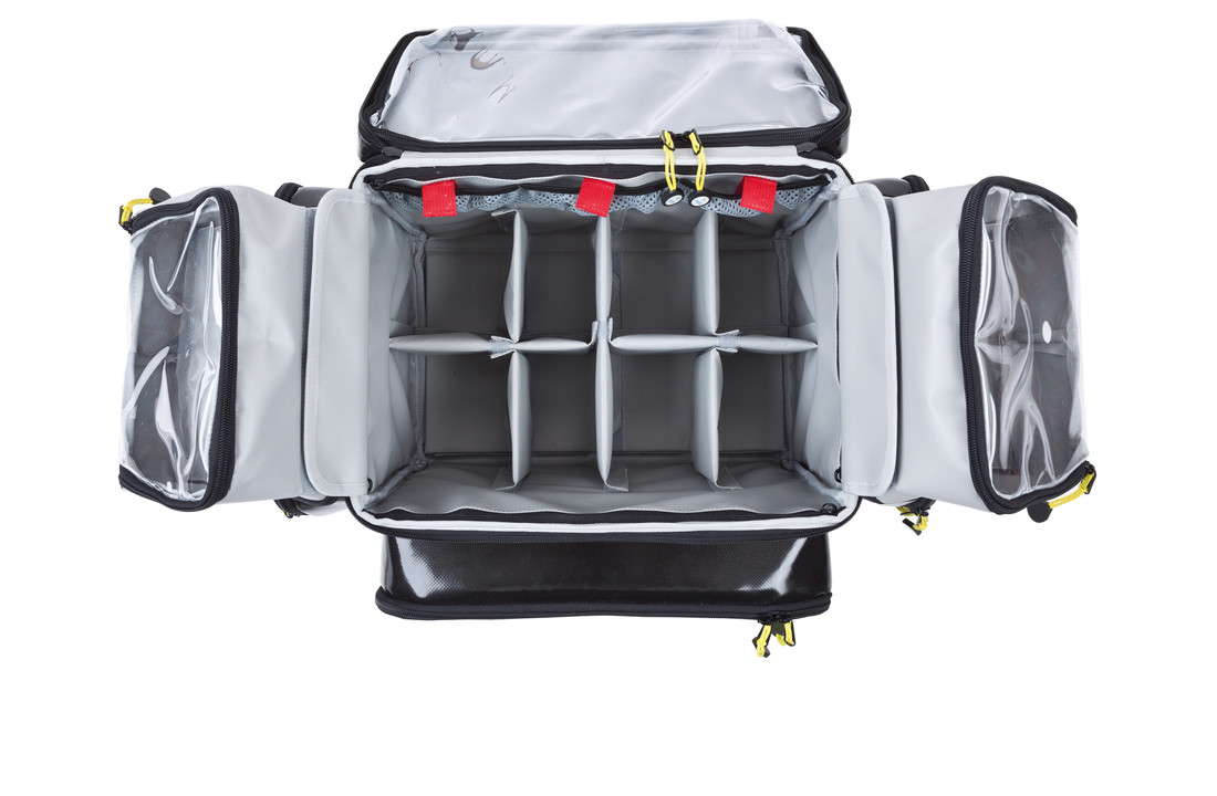 STAVANGER® E4000 Rugzak leeg - 54x31x33 cm Zwart/Rood (1 Stuk)