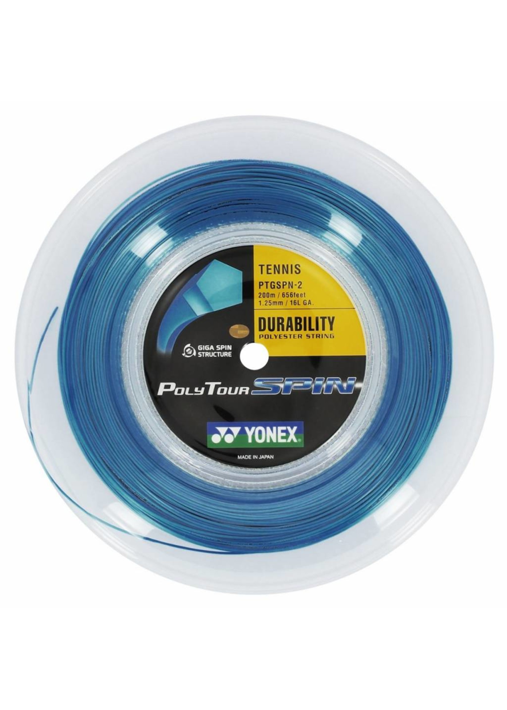 Yonex Yonex PolyTour Spin Tennis String- 200m Reel