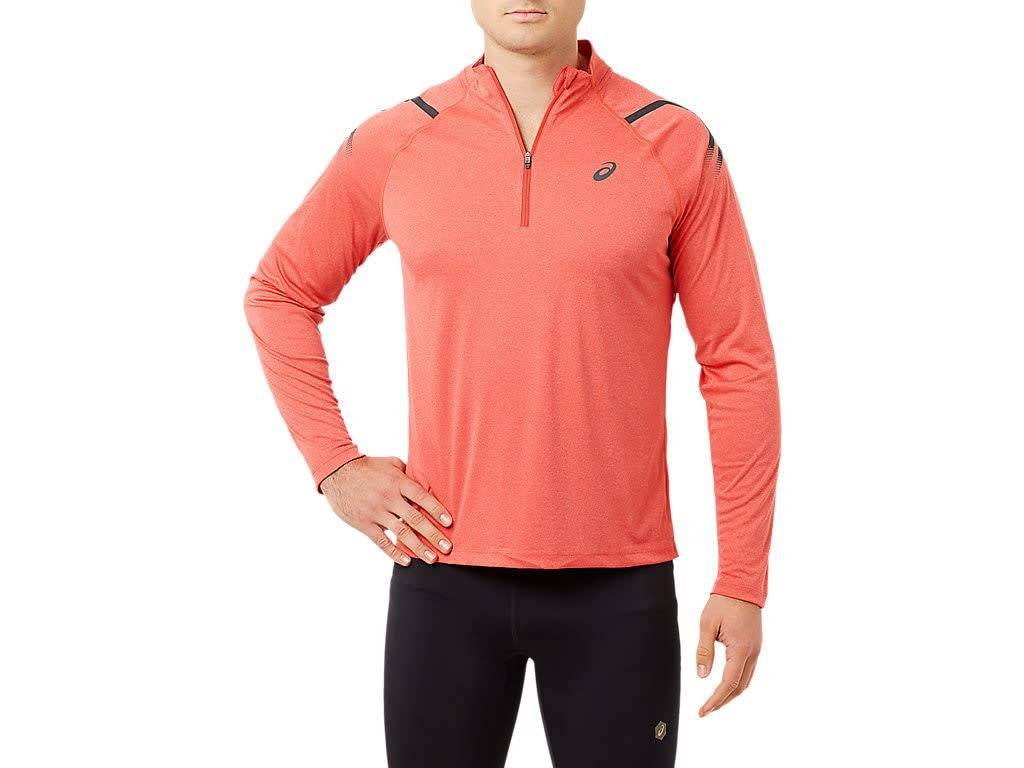 Zip Gannon Running LS Asics - Icon Sports 1/2 Top