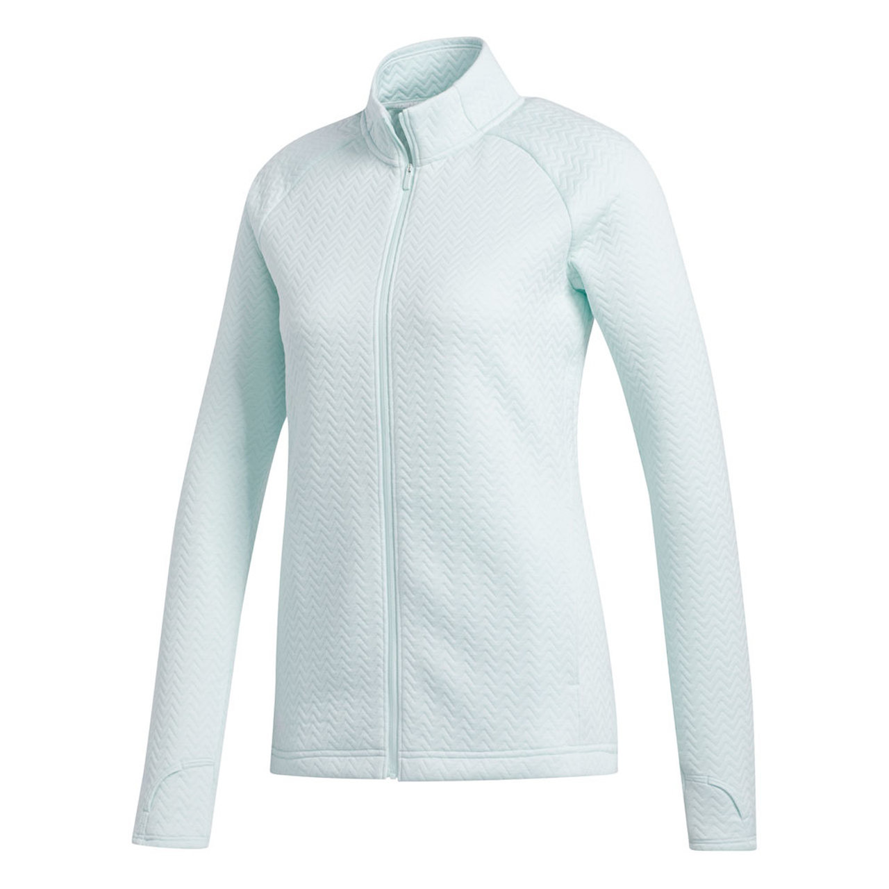 Adidas Ladies Textured Full Zip Jacket (2020) - Gannon Sports