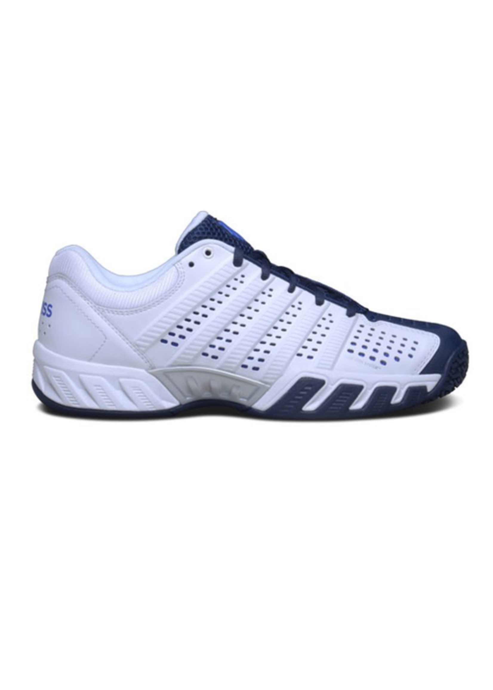 K-Swiss Kswiss Bigshot Light 2.5 Mens Tennis Shoe White/Navy 7.5