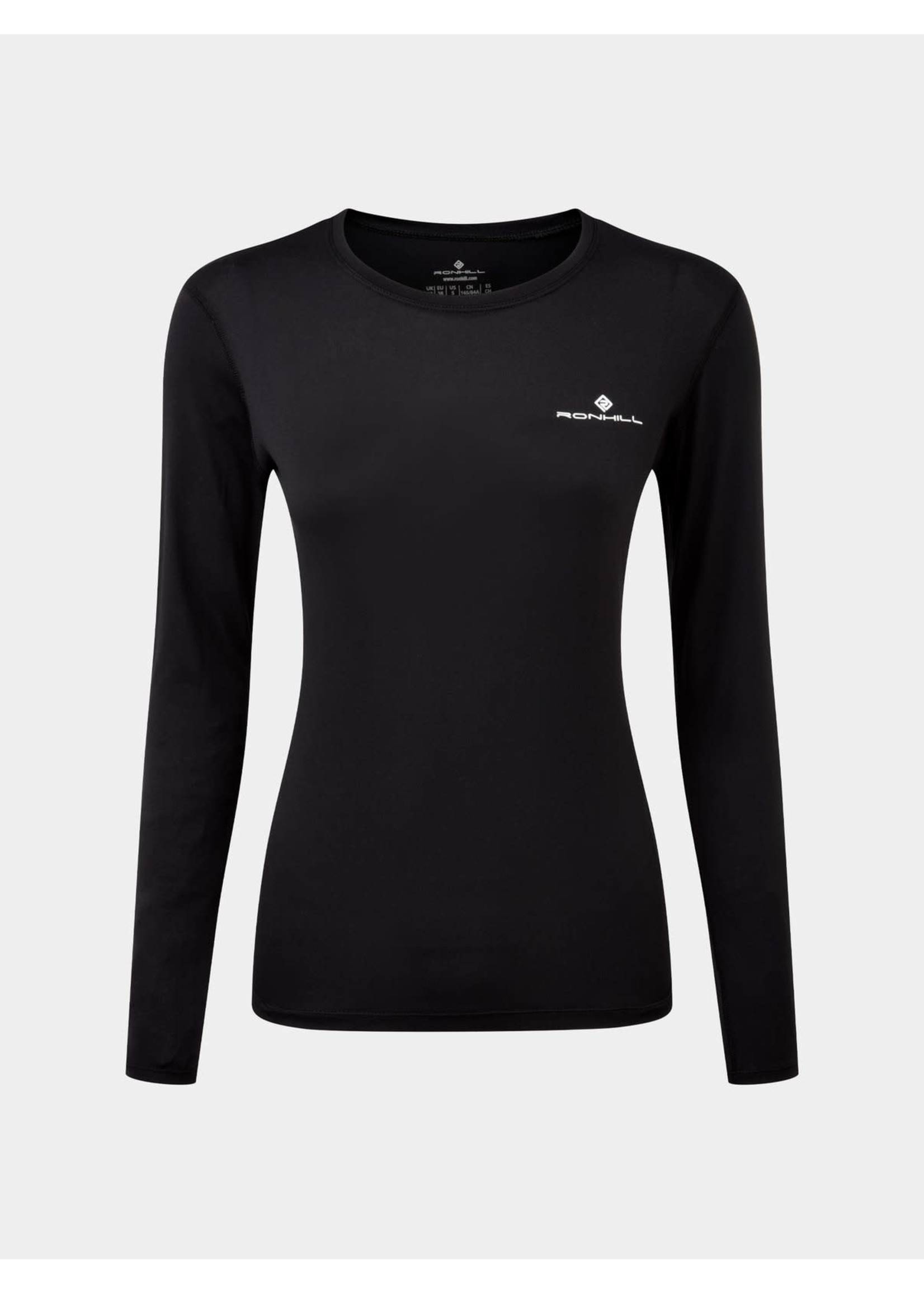 Ronhill Ronhill Ladies L/S Core Tee Shirt (2022) - Black