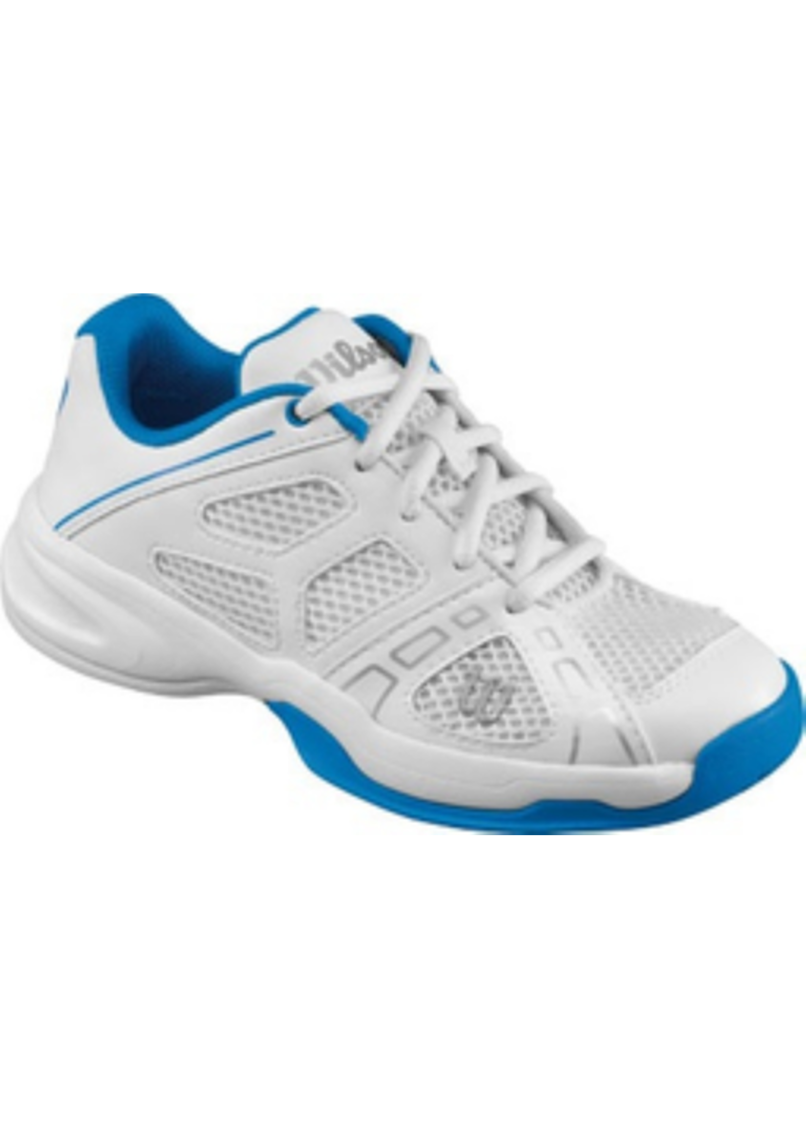 Wilson Wilson Rush Pro Junior Tennis Shoe White/White/Pool UK 1.5