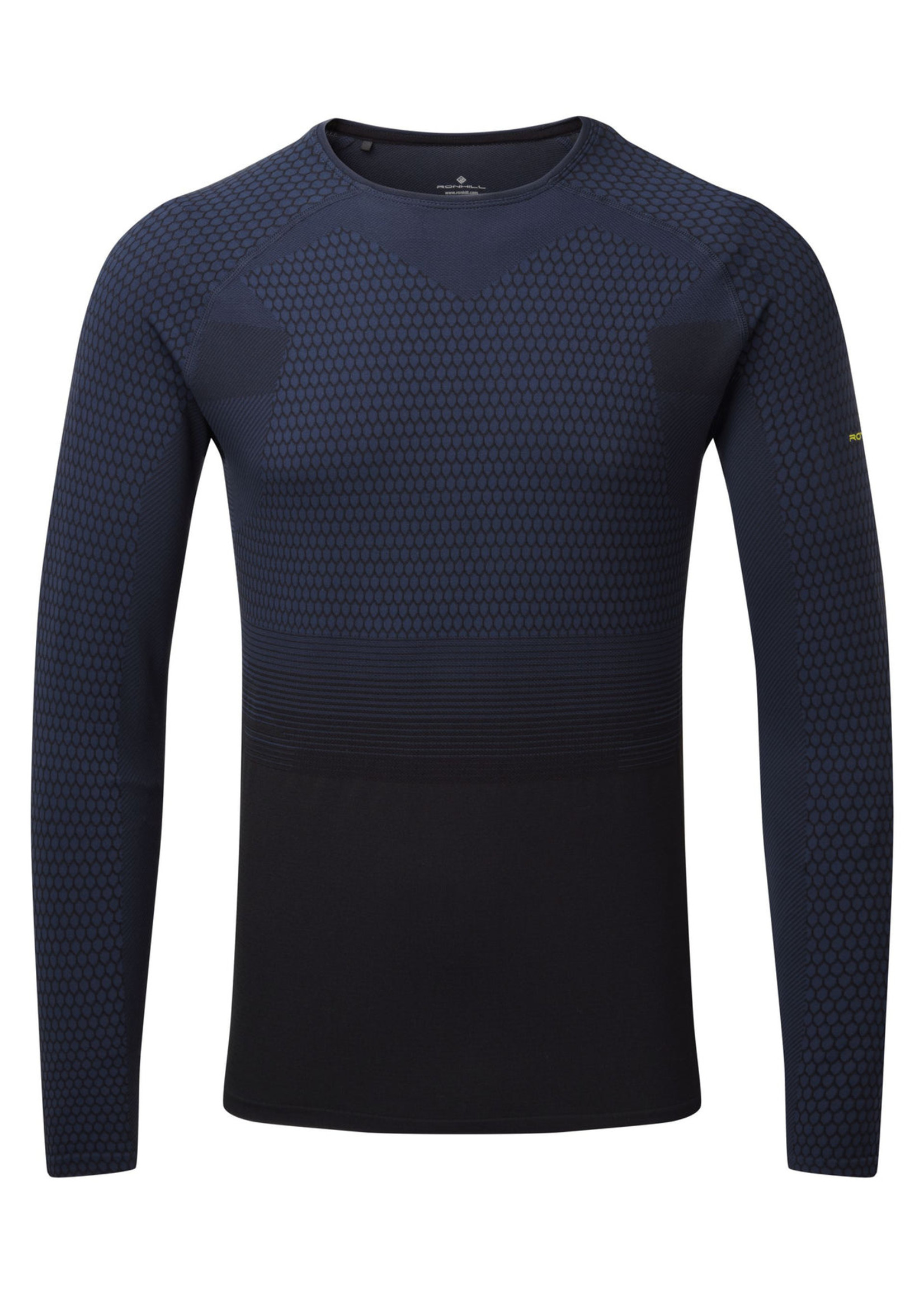 Ronhill Ronhill Tech Marathon Mens L/S T Shirt - Deep Navy/Black (2022)