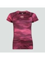 Canterbury Canterbury Womens Vapodri Superlight Graphic Tee, Purple