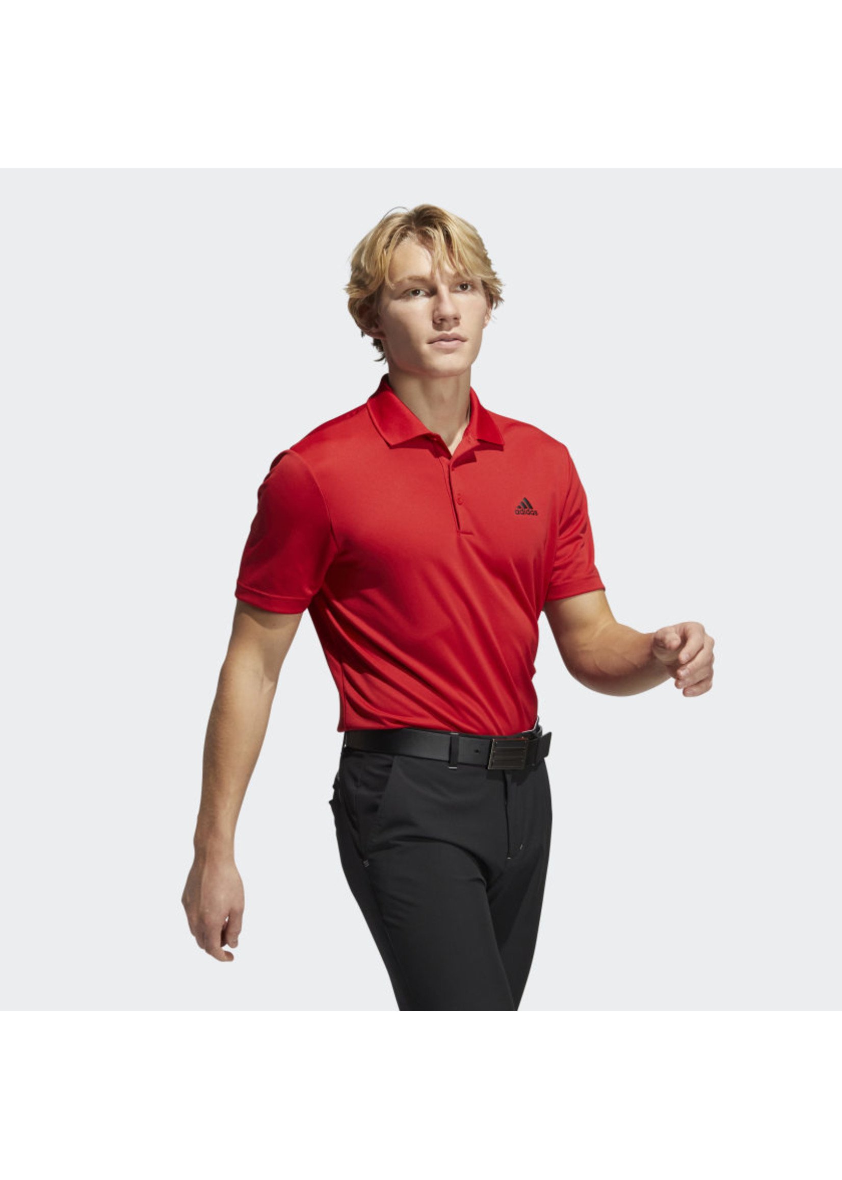 Adidas Adidas Performance Mens Golf Polo (2022) Collegiate Red