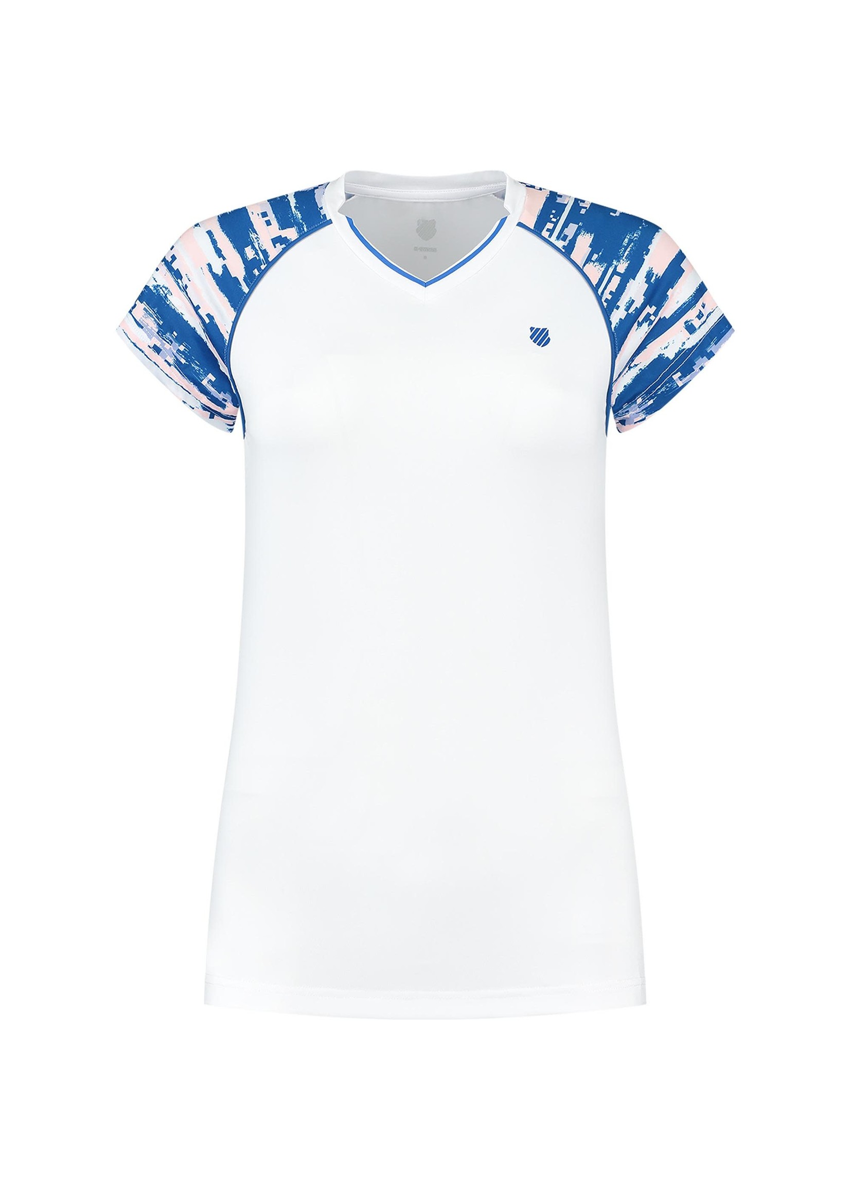 K-Swiss K Swiss Hypercourt Cap Sleeve Ladies T Shirt - White (2022)