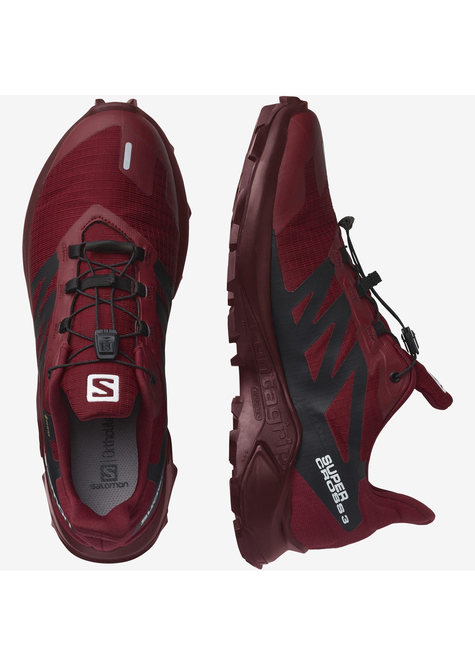 Salomon Salomon Supercross 3 GTX Mens Trail Shoe (2022) - Biking Red