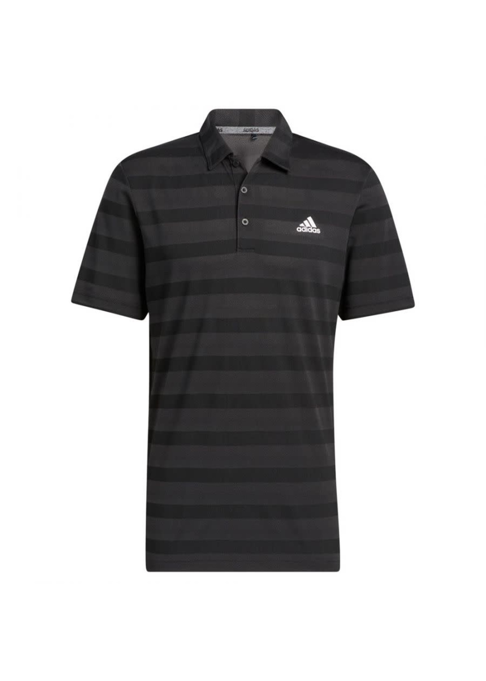 Adidas Adidas Two Colour Striped Mens Golf Polo (2022)