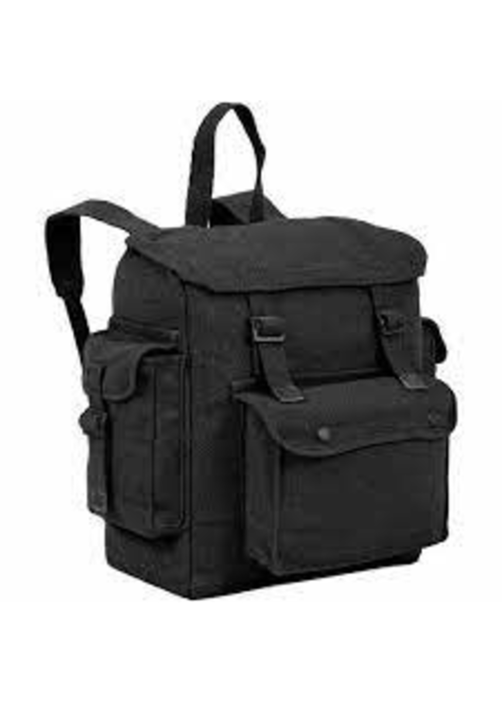 Highlander Highlander Web Canvas Backpack - Black