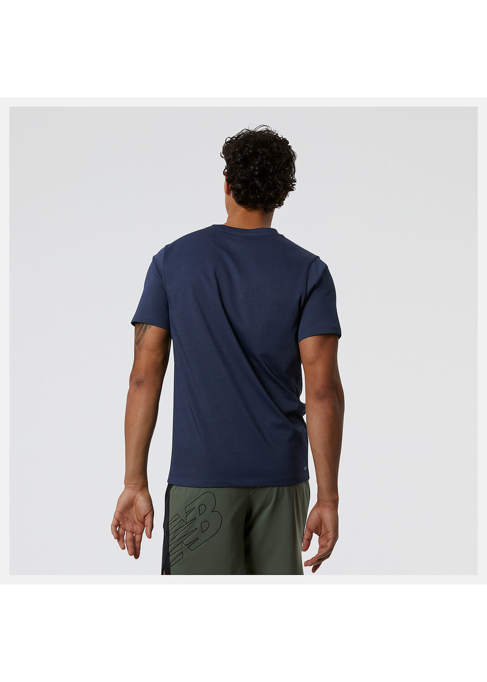 New Balance New Balance Heathertech Mens T-Shirt (2022) Indigo