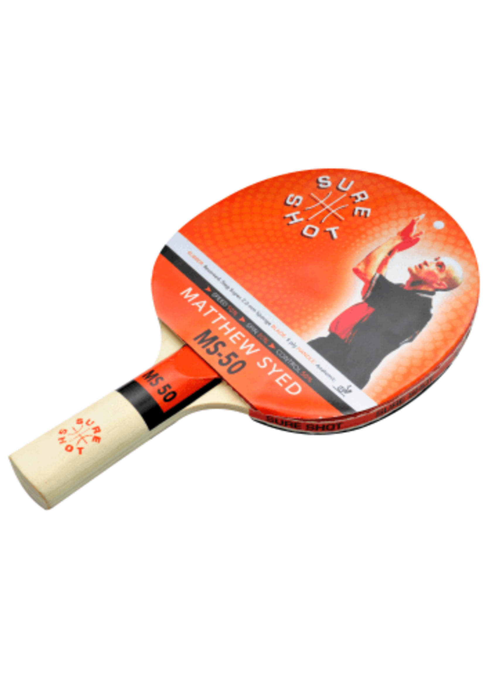 Matthew Syed Matthew Syed MS50 Table Tennis Bat (2022) - Orange