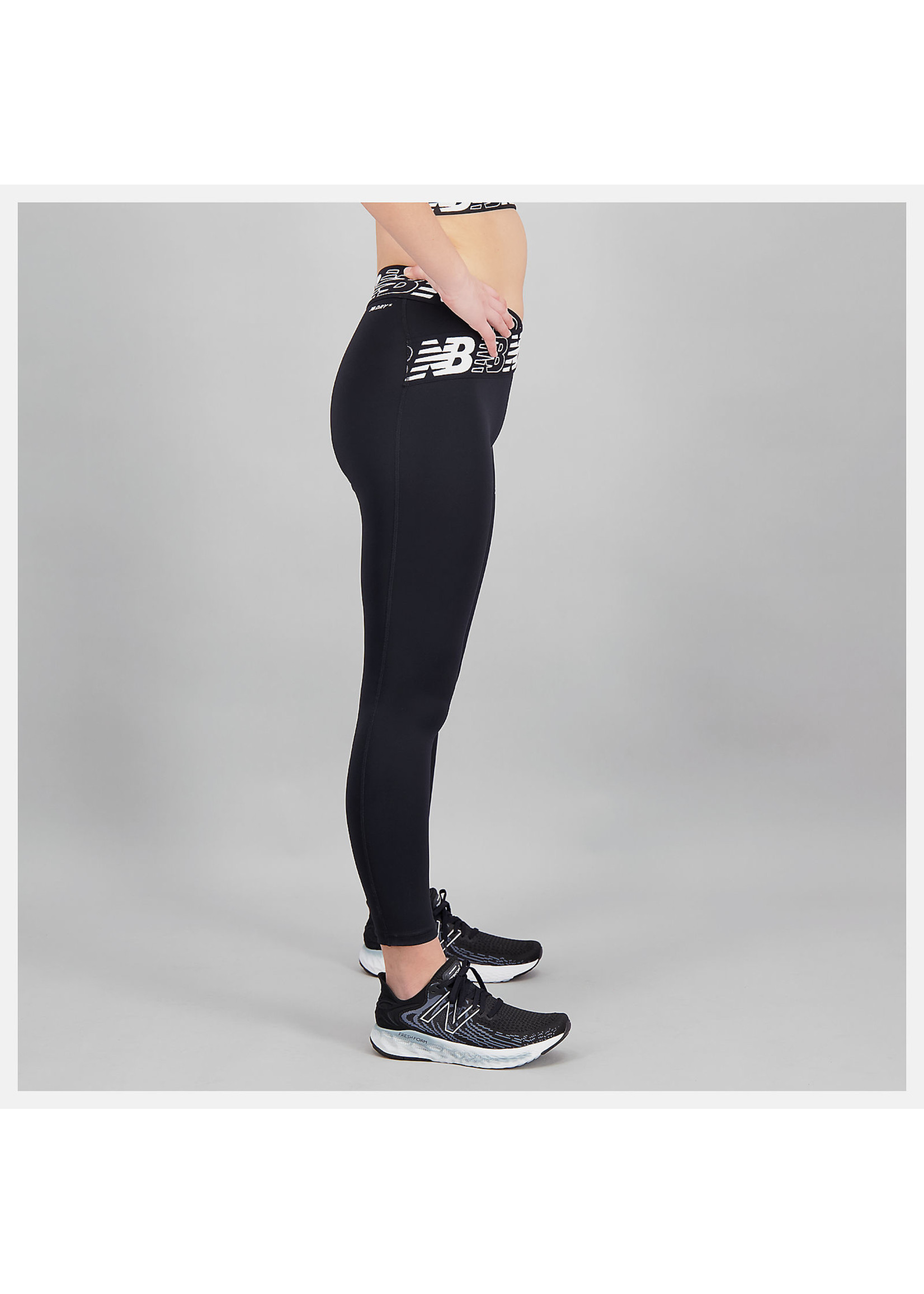 New Balance Relentless Crossover 7/8 Women's Running Tights Black