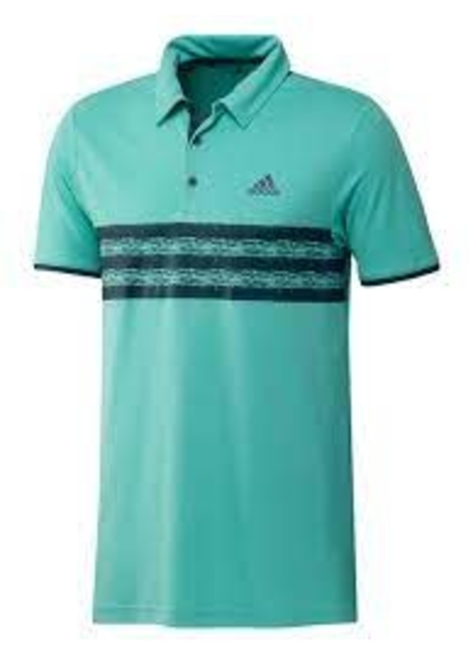 Adidas Core Golf Mens Polo Shirt, Acid Mint/Wild Teal, (2021) S Gannon Sports