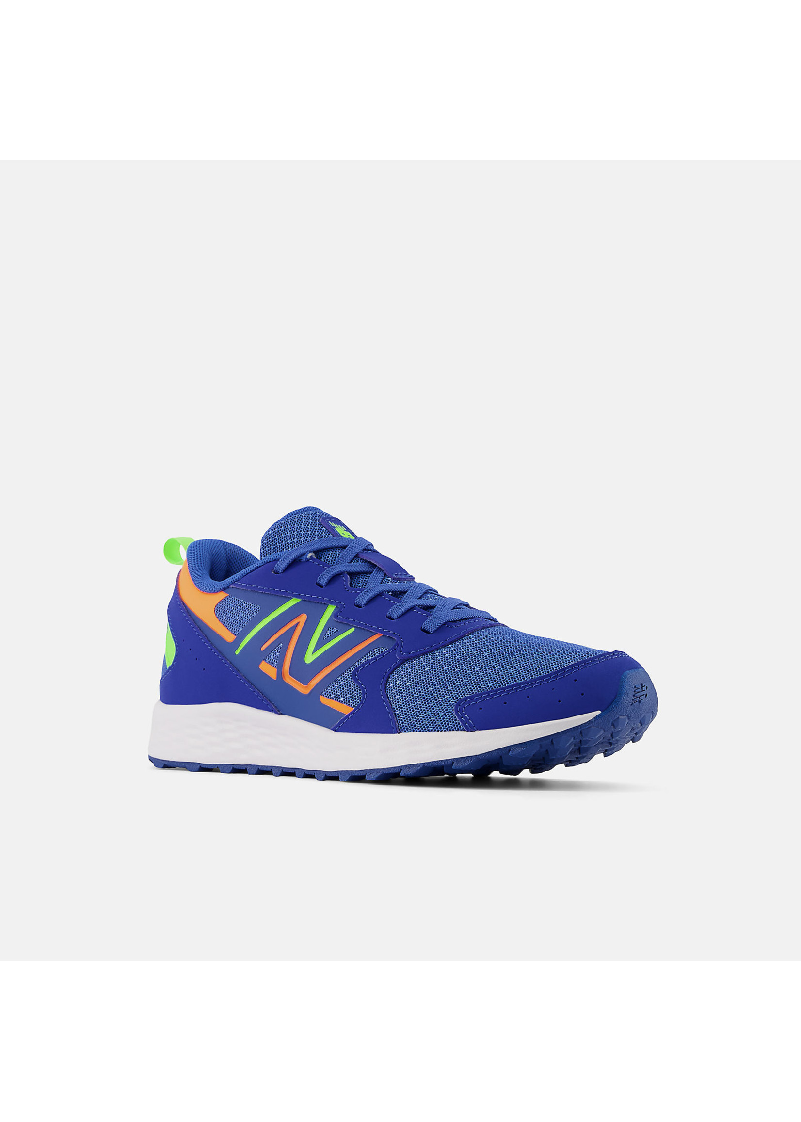 New Balance New Balance Fresh Foam 650 Junior Running Shoe (2023) Cobalt/Green/Orange