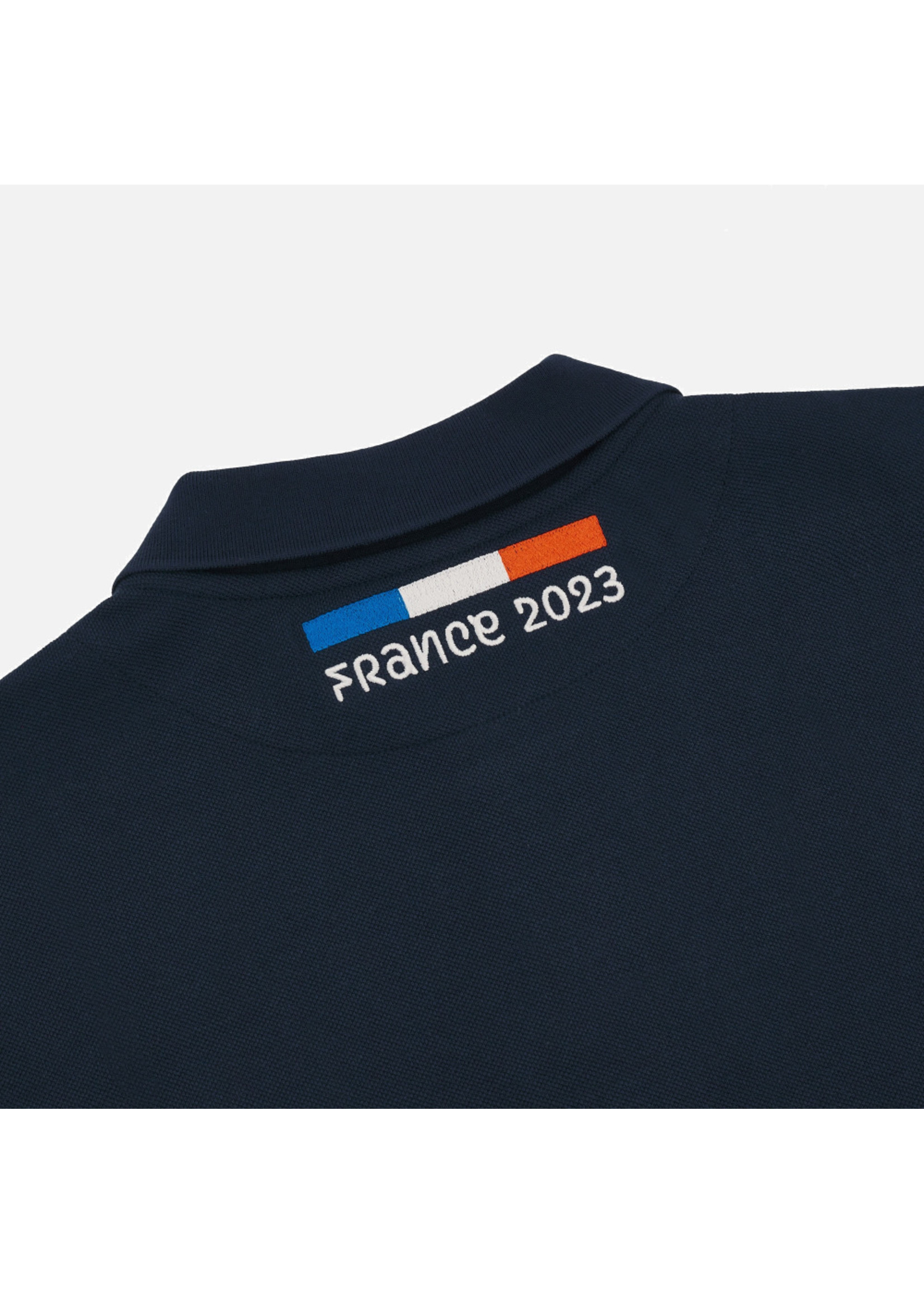 Macron Macron RWC France Cotton Polo Shirt (2023)