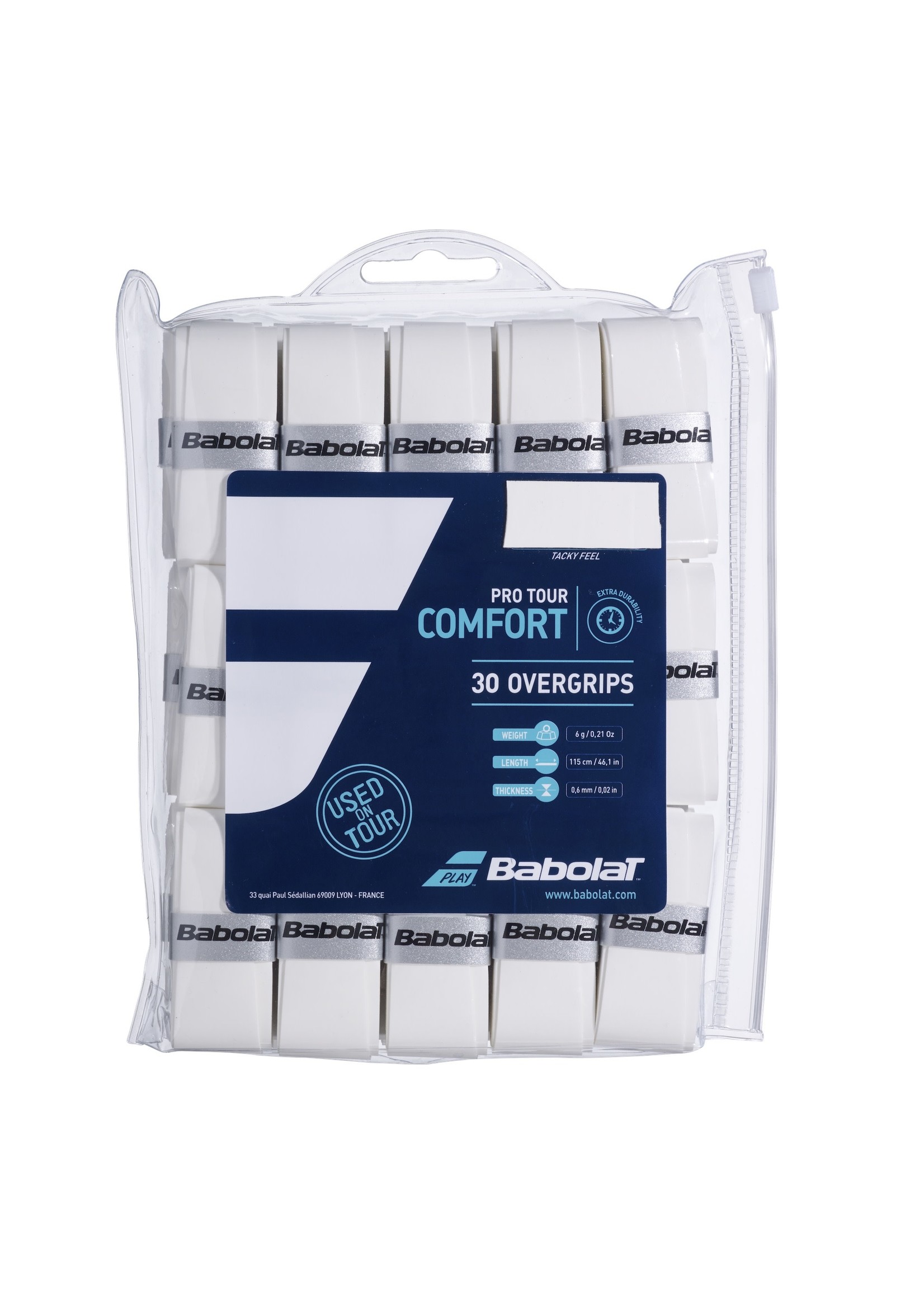 Babolat Babolat Pro Tour Overgrips [30pk] (2023) White