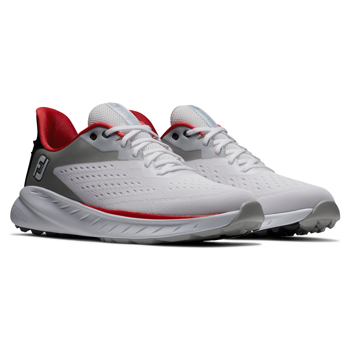 Footjoy FlexXP Mens Golf Shoe (2023) White/Red/Black Gannon Sports