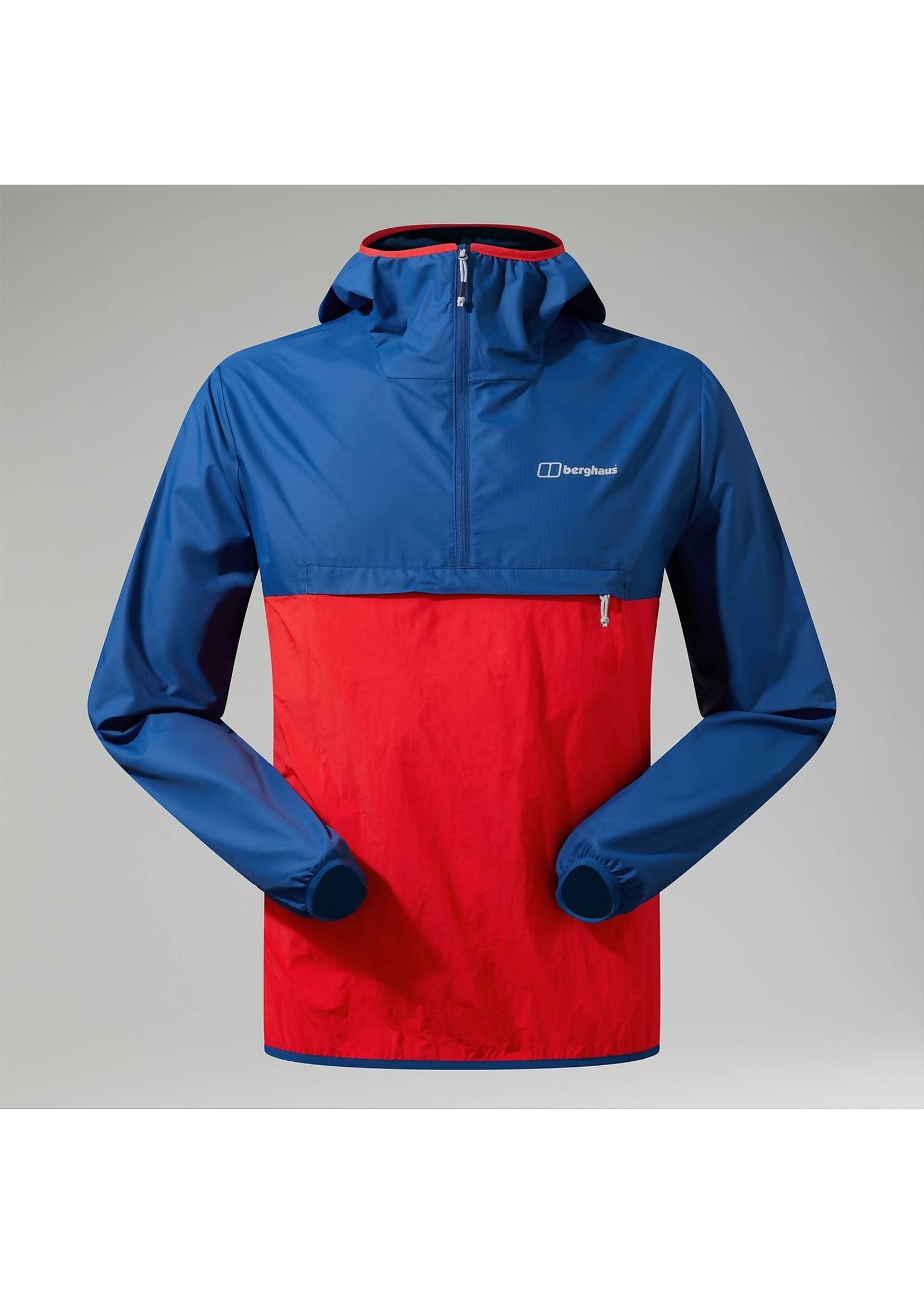 Berghaus Berghaus Corbeck Windproof 1/2 Zip Mens (2023) Red Blue