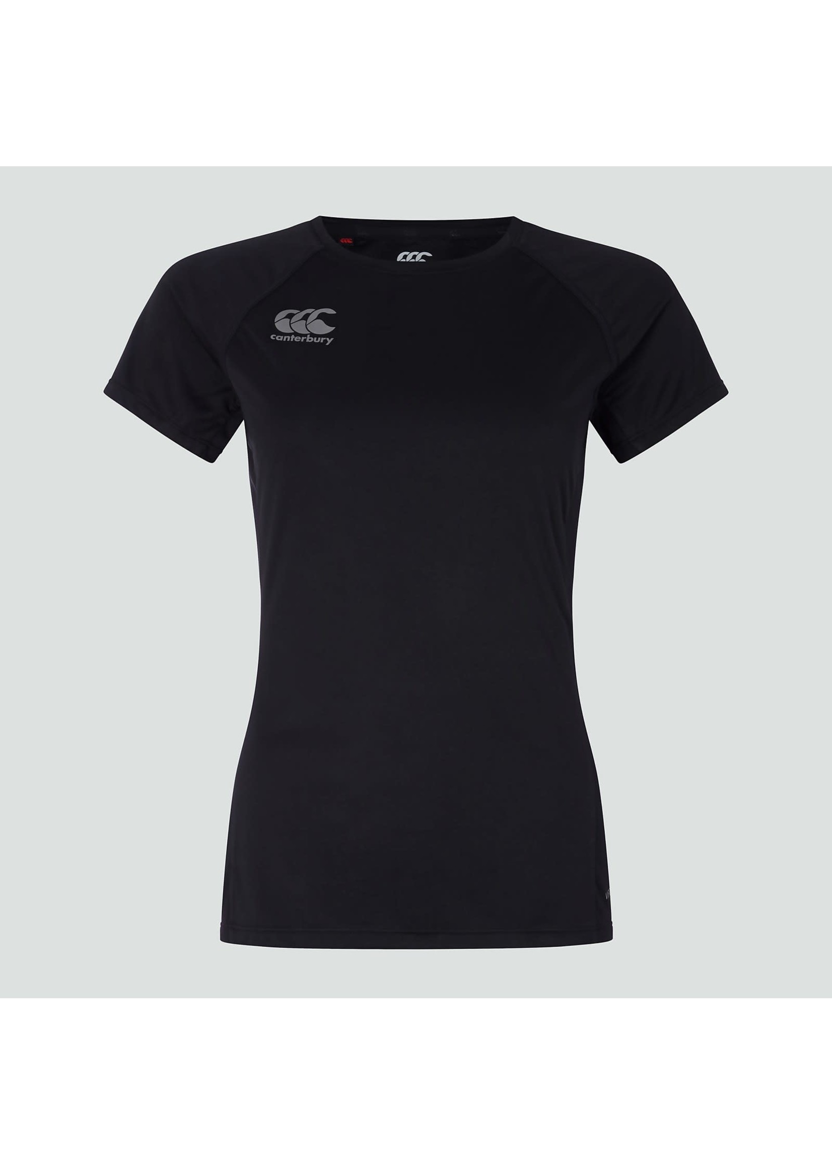 Canterbury Canterbury VapoDri Light Ladies T-Shirt (2023) Blk/Gry