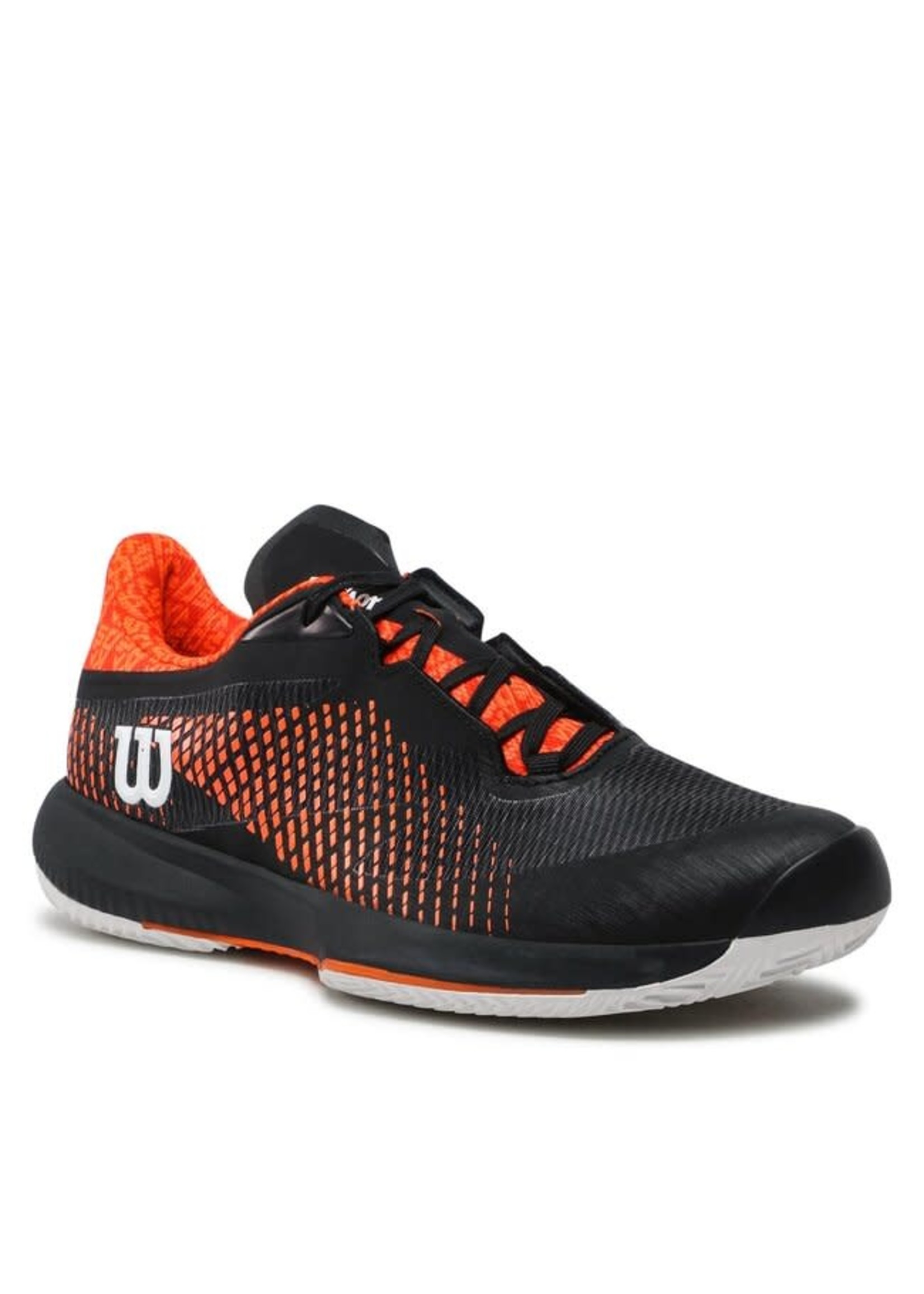 Mens black and shop orange tennis shoes