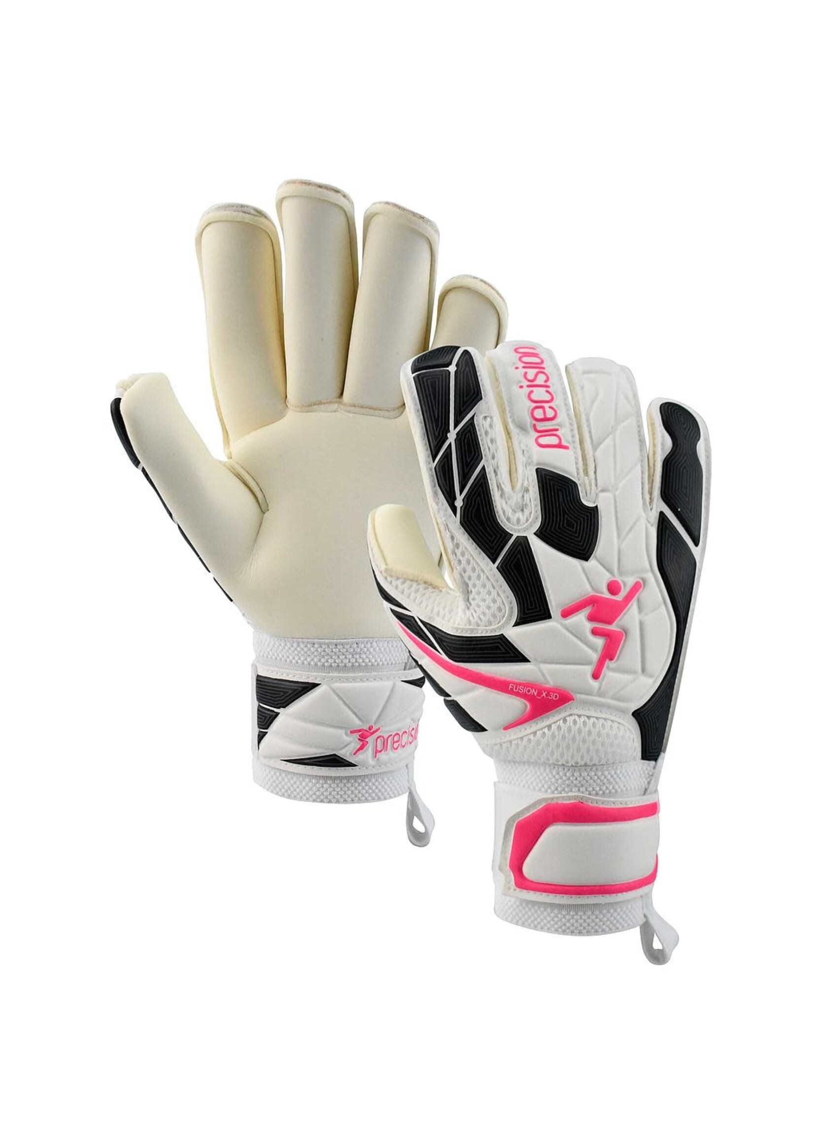 Precision Training Precision Fusion X3D Roll Superlow Womens GK Glove (2023) White Pink