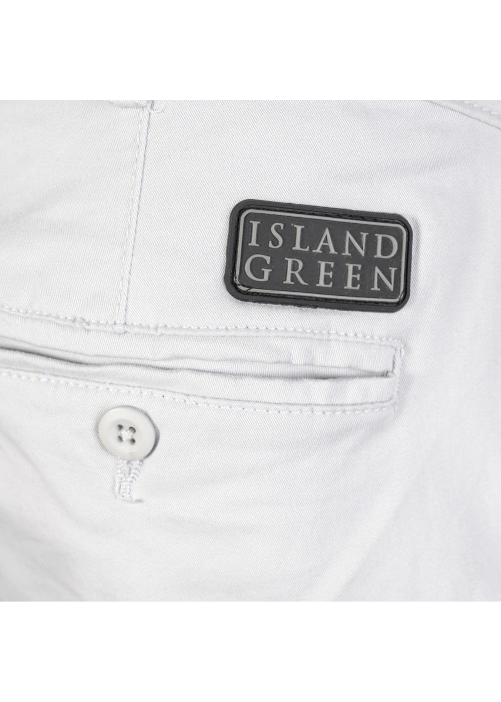 Island Green Island Green Mens Tapered Fit Stretch Trousers, Light Grey